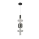ΚΡΕΜΑΣΤΟ ΦΩΤΙΣΤΙΚΟ ACA HM250263BC ΜΑΥΡΟ ΔΙΑΦΑΝΕΣ COB 5W 3000K IP20 D20XH120CM VYRA