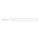 T8 G13 LED SMD 24W 1.5M 230V 2800LM 4000K 160° RA80 40.000Hrs & LED STARTER ACA