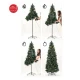 LAILIAS XMAS POP UP ΠΡΑΣΙΝΟ ΔΕΝΤΡΟ - 200 LED ΘΕΡΜΑ ΣΤΑΘΕΡΑ - Y210cm ΔΙΑΜΕΤΡΟΣ 86cm 2m ΚΑΛΩΔΙΟ  - ACA