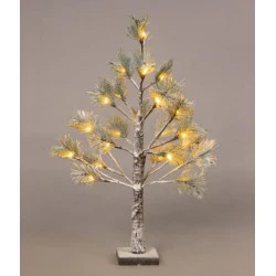 SNOW PINE TREE MINI Δεντράκι 60CM 24 LED IP44 - ACA Christmas
