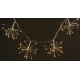 Fairy Lights 300 (15x20) CLUSTER MINI LED Λαμπάκια σε Σειρά Ρεύματος , Ασημί Καλώδιο Χαλκού Σταθερά, Θερμό Λευκό 4,2+1m 3,6W IP44 - ACA Christmas