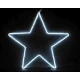 METAL STAR Αστέρι Ψυχρό NEON LED 2m 200 LED IP44 - ACA Christmas