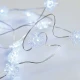 SNOWFLAKE Σχέδιο 20 LED ΛΑΜΠΑΚΙΑ ΣΕΙΡΑ ΨΥΧΡΟ ΛΕΥΚΟ - ΑΣΗΜΙ ΚΑΛΩΔΙΟ ΧΑΛΚΟΥ & ΜΠΑΤΑΡΙΕΣ 2xAA IP20 2m+10cm - ACA