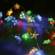 "STAR", 20 LED Λαμπάκια Χαλκού, RGBY, ΑΣΗΜΙ ΚΑΛΩΔΙΟ & ΜΠΑΤΑΡΙΕΣ 2xAA, IP20, 2M+10CM, 1.2W - ACA