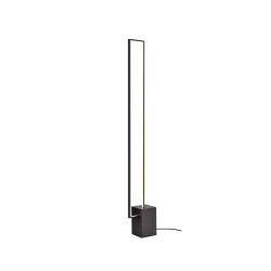 LED Φωτιστικό Δαπέδου Μαύρο Μεταλλικό 35W AELIA - Aca Decor
