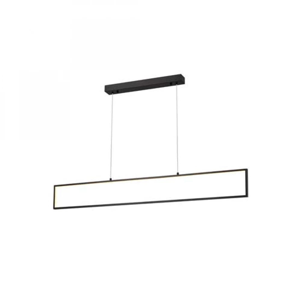 LED Κρεμαστό Φωτιστικό Μαύρο Μεταλλικό 32W AELIA - Aca Decor