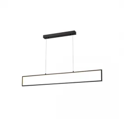 LED Κρεμαστό Φωτιστικό Μαύρο Μεταλλικό 32W AELIA - Aca Decor