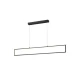 LED Κρεμαστό Φωτιστικό Μαύρο Μεταλλικό 32W AELIA - Aca Decor