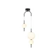 LED Φωτιστικό Οροφής Από Μέταλλο Και Γυαλί 15W AMELIA - Aca Decor