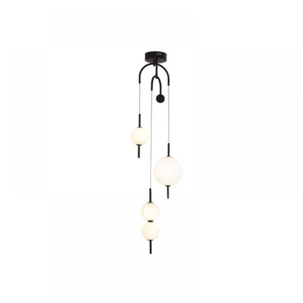 LED Φωτιστικό Οροφής Από Μέταλλο Και Γυαλί 19W AMELIA - Aca Decor
