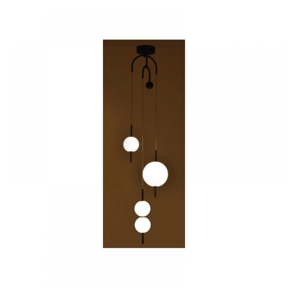 LED Φωτιστικό Οροφής Από Μέταλλο Και Γυαλί 19W AMELIA - Aca Decor