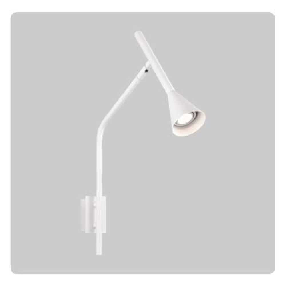 Επίτοιχο Φωτιστικό Μεταλλικό Λευκό 1xGU10 CLOUZOT - Aca Decor