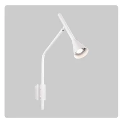 Επίτοιχο Φωτιστικό Μεταλλικό Λευκό 1xGU10 CLOUZOT - Aca Decor