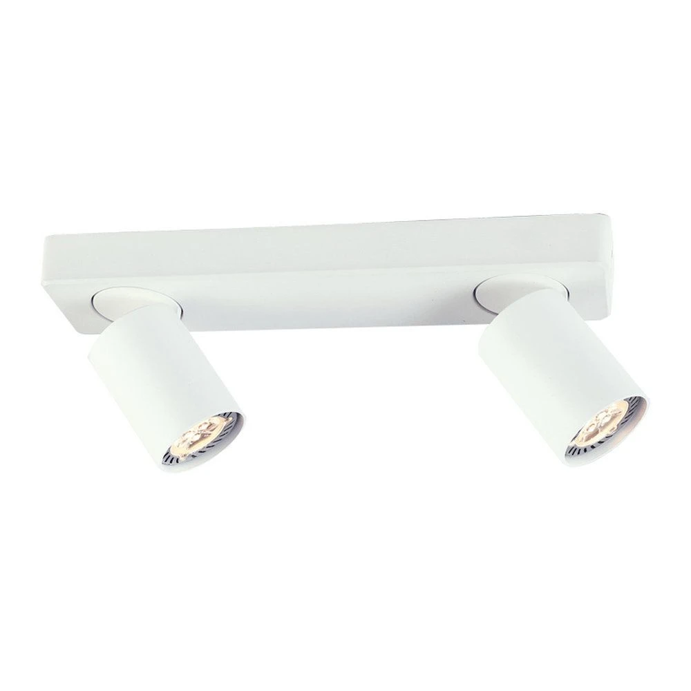 Σποτ Δίφωτο Σε Λευκό ή Μαύρο Χρώμα 2XGU10 ELITIS - Aca Decor
