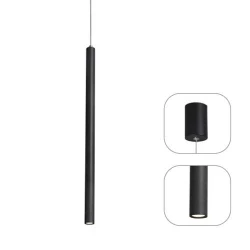 Κρεμαστό Φωτιστικό LED Μεταλλικό Μαύρο 5W FINO - Aca Decor