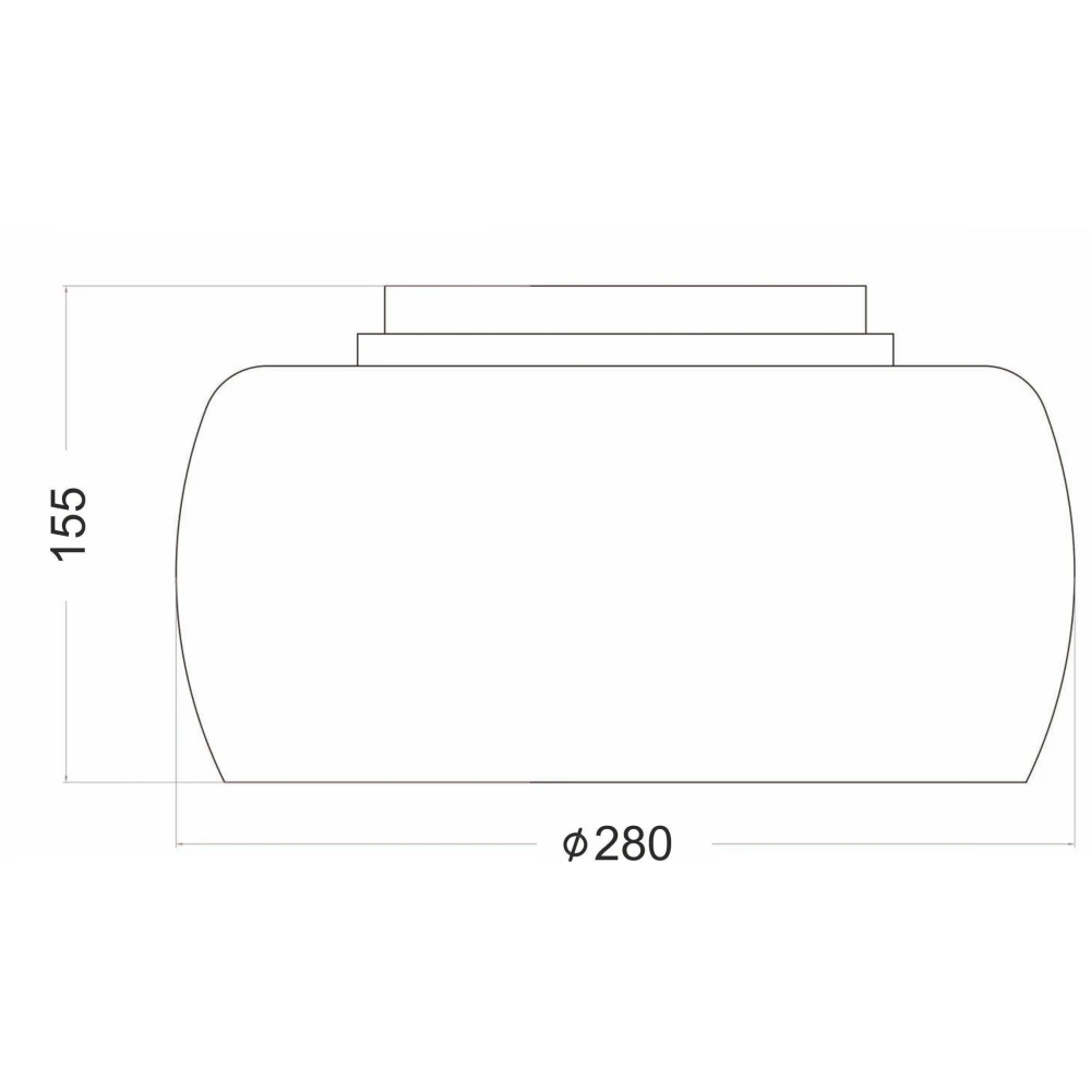 Πλαφονιέρα Με Γυαλί Και Κρύσταλλα Φ30cm 4x G9 ACA DECOR