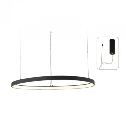 LED Φωτιστικό Οροφής Αλουμινίου Σε Τρία Χρώματα 74W Harmony - Aca Decor
