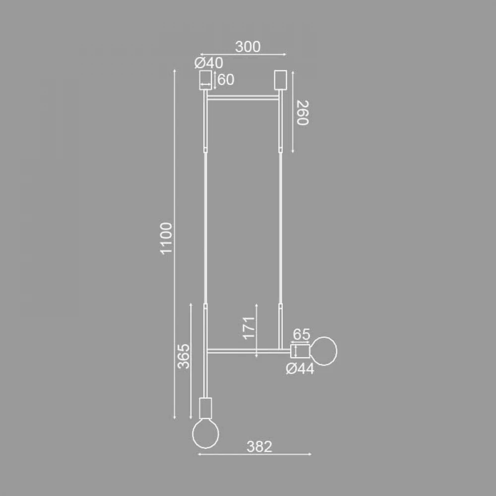 Κρεμαστό Φωτιστικό Μεταλλικό Σε Μαύρο ή Χρυσό Χρώμα 2XE27 KYOTO - ACA DECOR