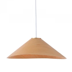 Κρεμαστό Φωτιστικό Από Φυσικό Ξύλο Ø36cm 1xGX53 NAIROBI - ACA Decor