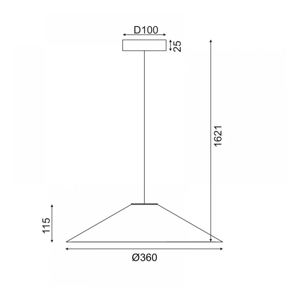 Κρεμαστό Φωτιστικό Από Φυσικό Ξύλο Ø36cm 1xGX53 NAIROBI - ACA Decor