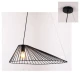 Κρεμαστό Φωτιστικό Μαύρο Μεταλλικό 1xE27 CAPPELLO  - Aca Decor