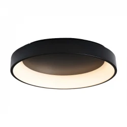 LED Πλαφονιέρα Μεταλλική Σε Λευκό Ή Μαύρο Χρώμα 80W Ø78cm - ACA Decor