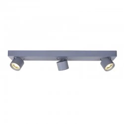 LED Σποτ Τρίφωτο Σε Γκρι Χρώμα 15W COB  PLUTO - Aca Decor