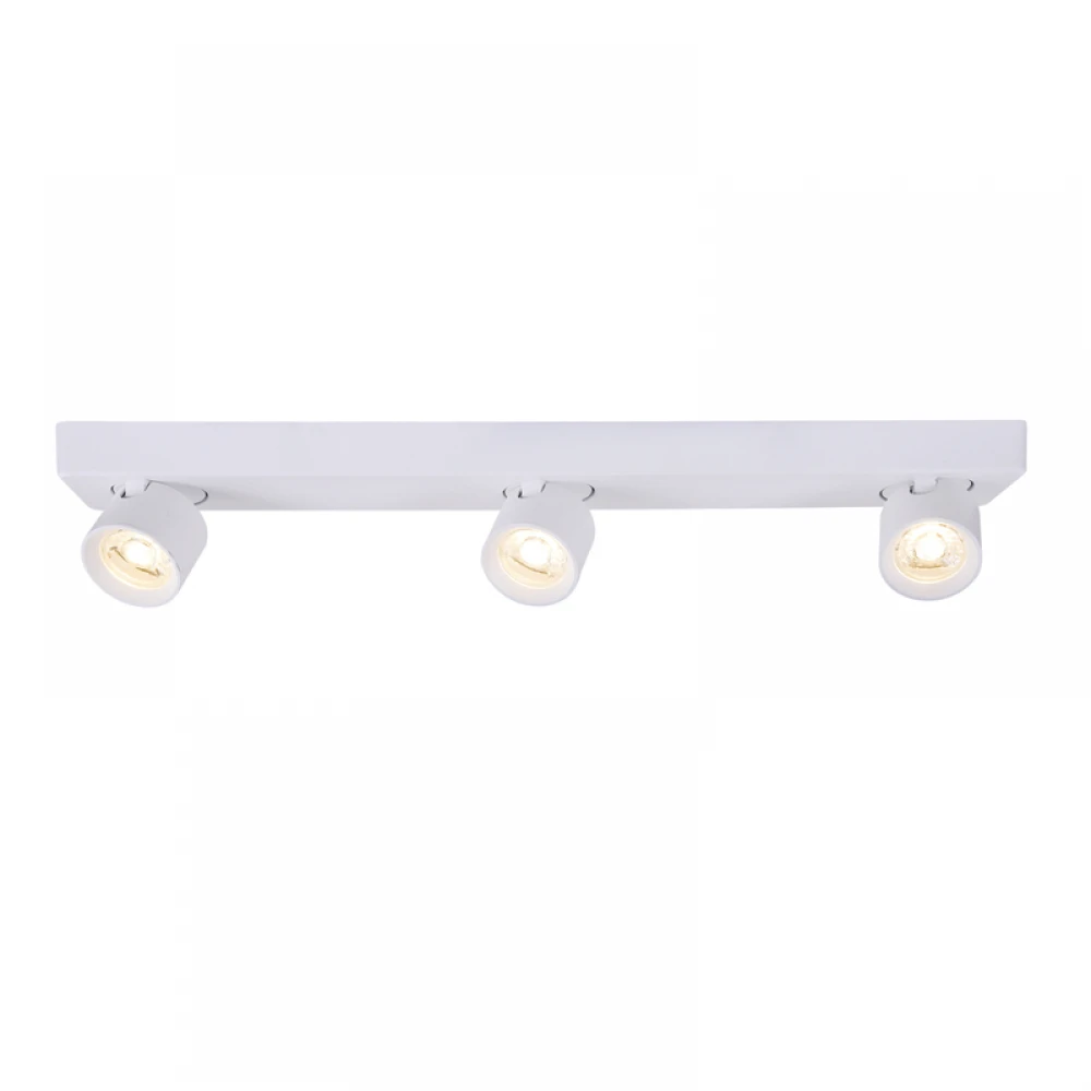 LED Σποτ Τρίφωτο Σε Λευκό Χρώμα 15W COB  PLUTO - Aca Decor