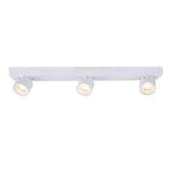 LED Σποτ Τρίφωτο Σε Λευκό Χρώμα 15W COB  PLUTO - Aca Decor