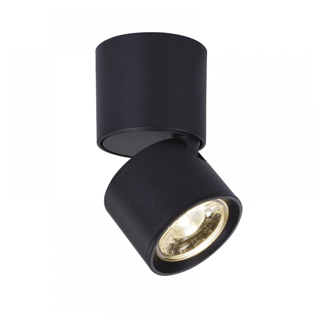 LED Σποτ Σε Μαύρο Χρώμα 5W COB PLUTO - Aca Decor