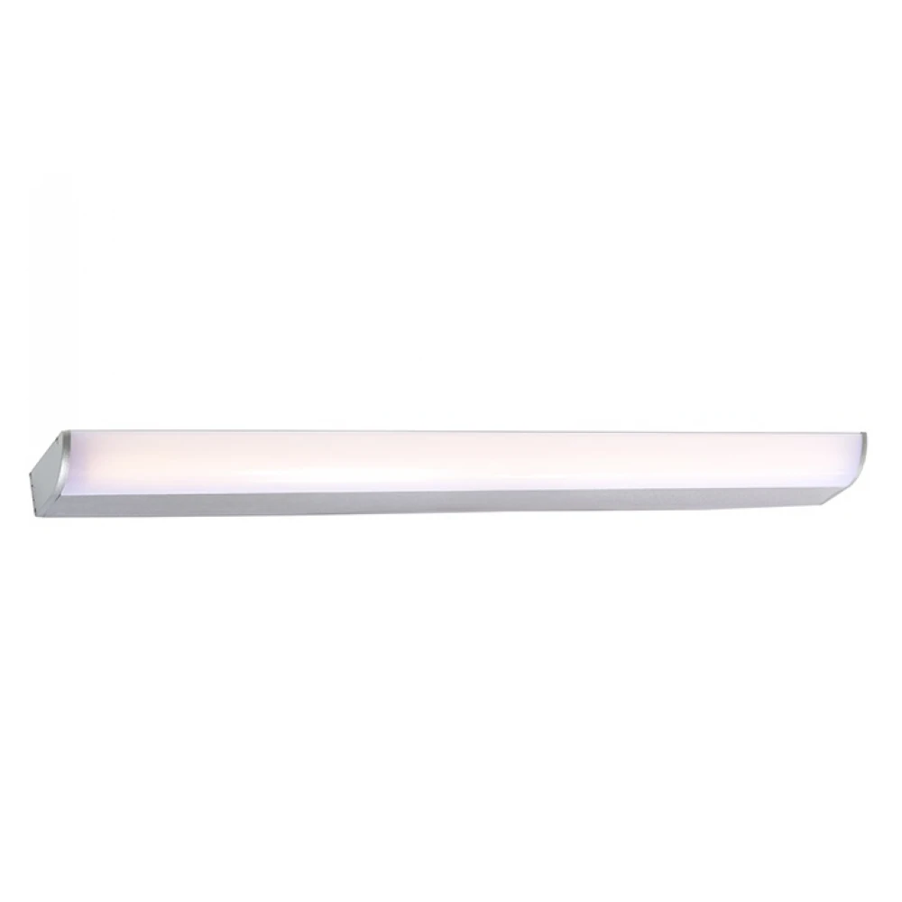 LED Απλίκα Μπάνιου Αλουμινίου Σε Ασημί Χρώμα 12W 780lm IP44 EXTRA BRIGHT - ACA Decor