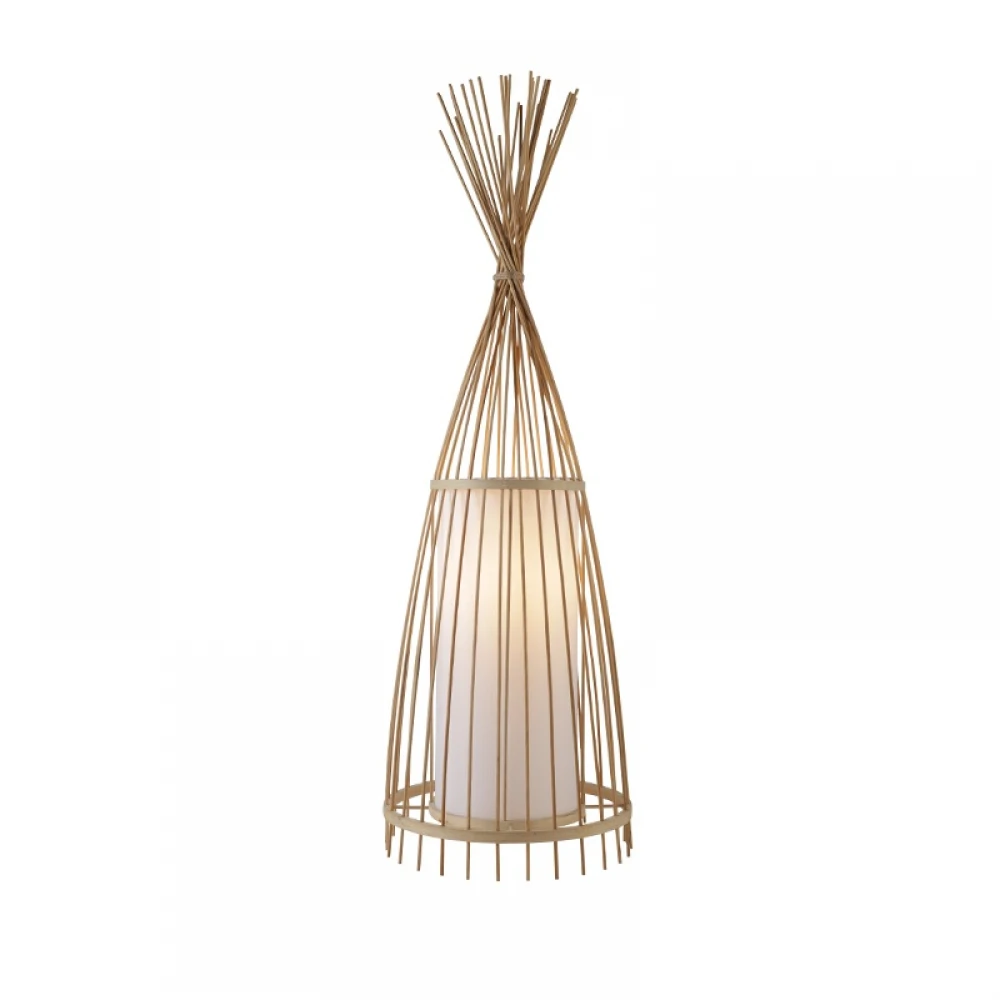 Επιδαπέδιο Φωτιστικό Από BAMBOO 1xE27 SERIFOS - ACA Decor