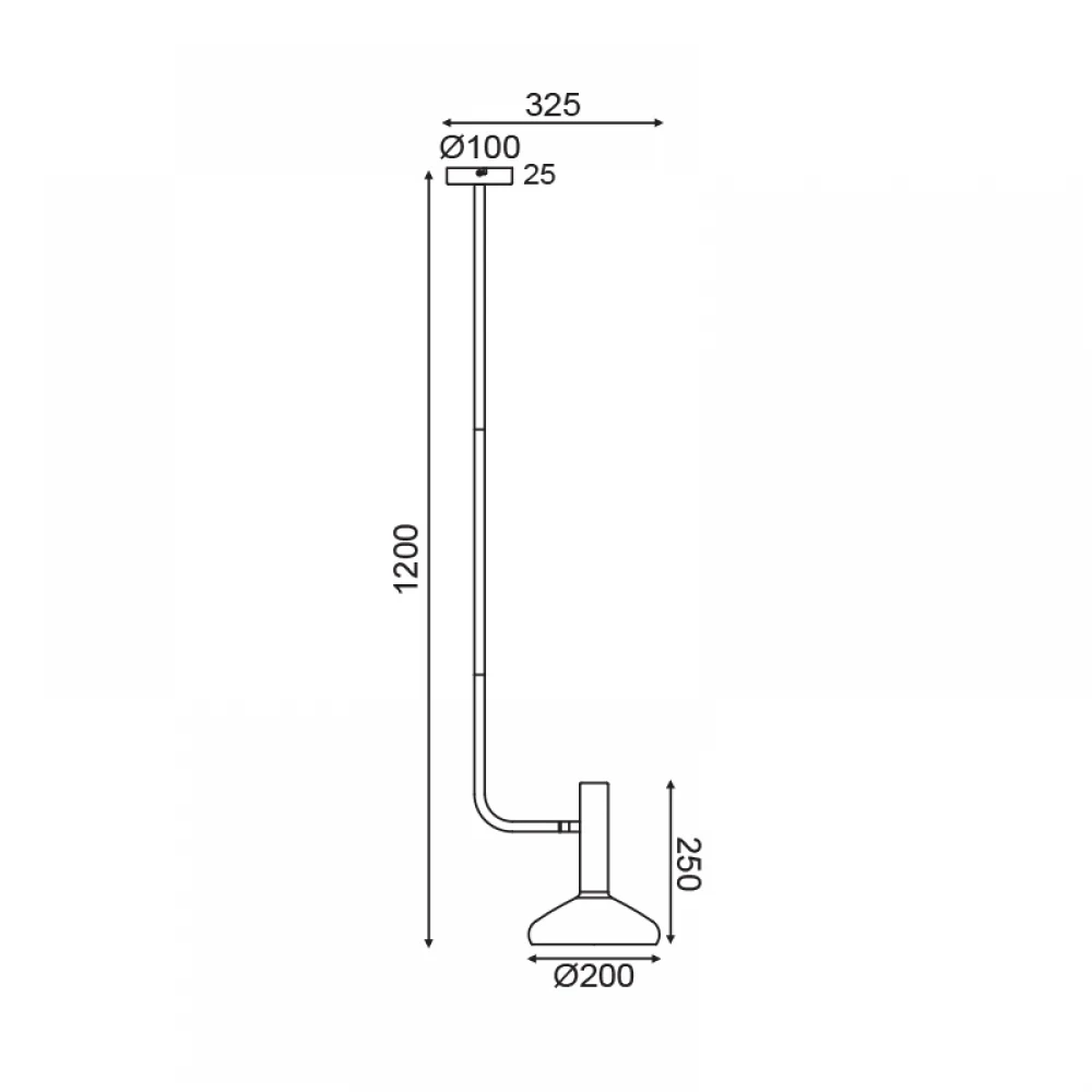 Vintage Φωτιστικό Οροφής Από Μέταλλο Σε Ορειχάλκινο Και Μαύρο Χρώμα 1xE27 SHERLOCK - ACA Decor