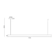 LED Κρεμαστό Φωτιστικό Ξύλινο Κυλινδρικό Ø4,7cm 15W 1440lm WOODY - ACA Decor