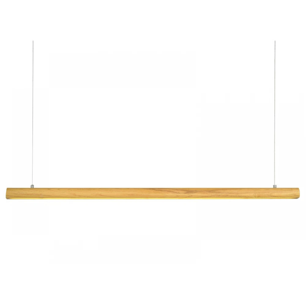 LED Κρεμαστό Φωτιστικό Ξύλινο Κυλινδρικό Ø4,7cm 15W 1440lm WOODY - ACA Decor
