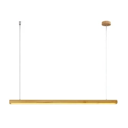 LED Κρεμαστό Φωτιστικό Ξύλινο Κυλινδρικό Ø4,7cm 15W 1440lm WOODY - ACA Decor
