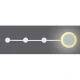 LED Επίτοιχο Φωτιστικό Κρεμάστρα Μεταλλική Σε Λευκό Χρώμα 7W 560lm - ACA Decor