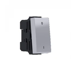 MODYS Διακόπτης Διπολικός (0-1) Ασημί 1 ΣΤ. 2P 10AX 250VAC IP20 - Aca Elec