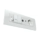 MODYS Πρίζα Δικτύου Λευκή 1 ΣΤ. RJ45 CAT.5E Χωρίς Θωράκιση IP20 - Aca Elec
