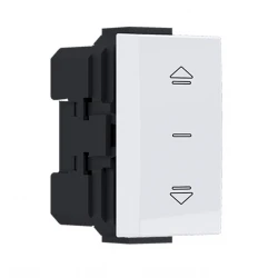 MODYS Διακόπτης Ρολών Λευκός 1 ΣΤ. 2P 10AX 250VAC IP20 - Aca Elec