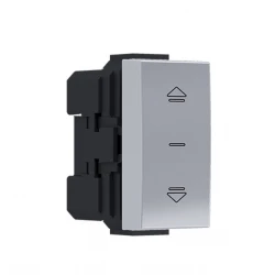 MODYS Διακόπτης Ρολών Ασημί 1 ΣΤ. 2P 10AX 250VAC IP20 - Aca Elec