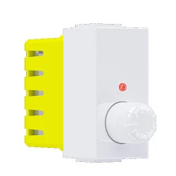 MODYS Περιστροφικός Ροοστάτης Λευκός 1 ΣΤ. 1P 40-300W 250VAC IP20 - Aca Elec