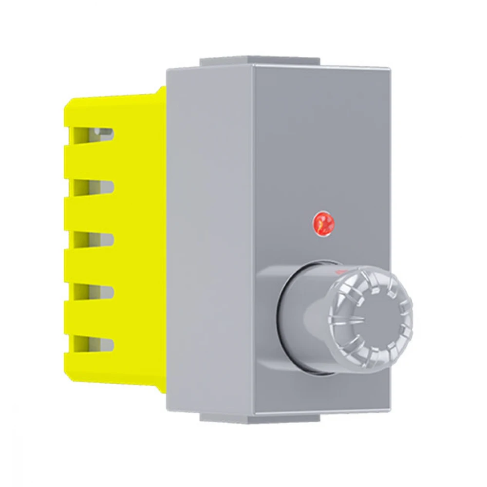MODYS Περιστροφικός Ροοστάτης Ασημί 1 ΣΤ. 1P 40-300W 250VAC IP20 - Aca Elec
