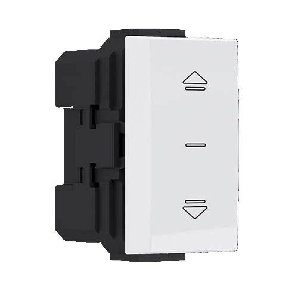 MODYS Μπουτόν Ρολών Λευκό 1 ΣΤ. 2P 10A 250VAC IP20 - Aca Elec