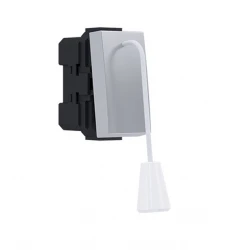 MODYS Μπουτόν Τραβηχτό Ασημί 1 ΣΤ. 1P 10A 250VAC IP20 - Aca Elec