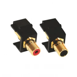 MODYS Αντάπτορας 2xΗχείων RCA KS 1 ΣΤ. Μαύρος - Aca Elec