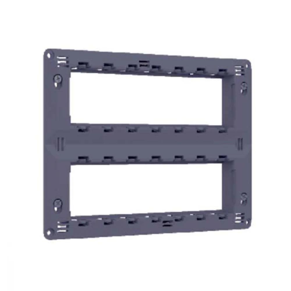 MODYS Πλαστική Βάση Στήριξης 2x7 Στοιχείων με Βίδες - Aca Elec