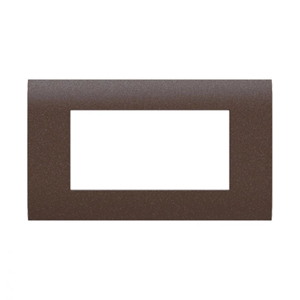 MODYS Πλαίσιο 4 ΣΤ. Σκούρο Καφέ - Aca Elec