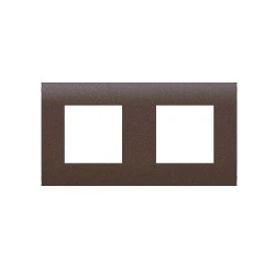 MODYS Πλαίσιο 2×2 ΣΤ. Σκούρο Καφέ - Aca Elec