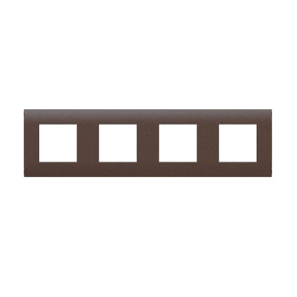 MODYS Πλαίσιο 4×2 ΣΤ Σκούρο Καφέ - Aca Elec